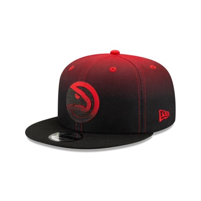 Sapca New Era Atlanta Hawks NBA Back Half 9FIFTY Snapback - Rosii